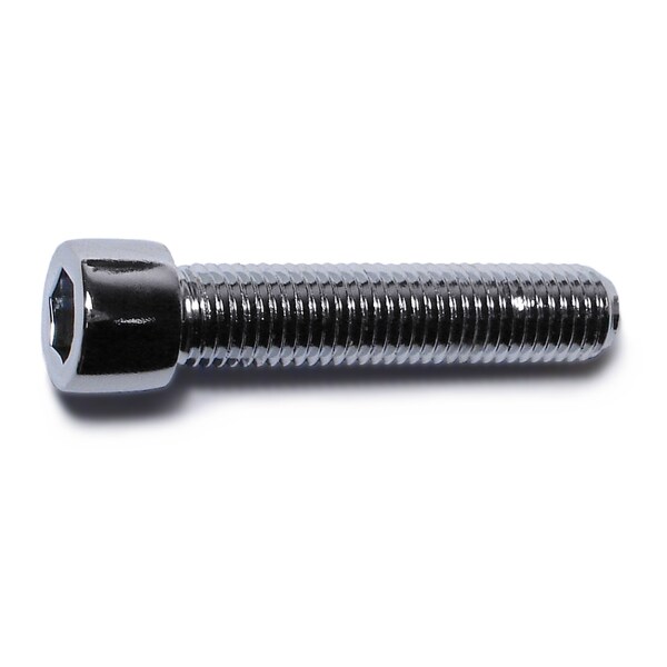 5/16"-24 Socket Head Cap Screw, Chrome Plated Steel, 1-1/2 in Length, 10 PK